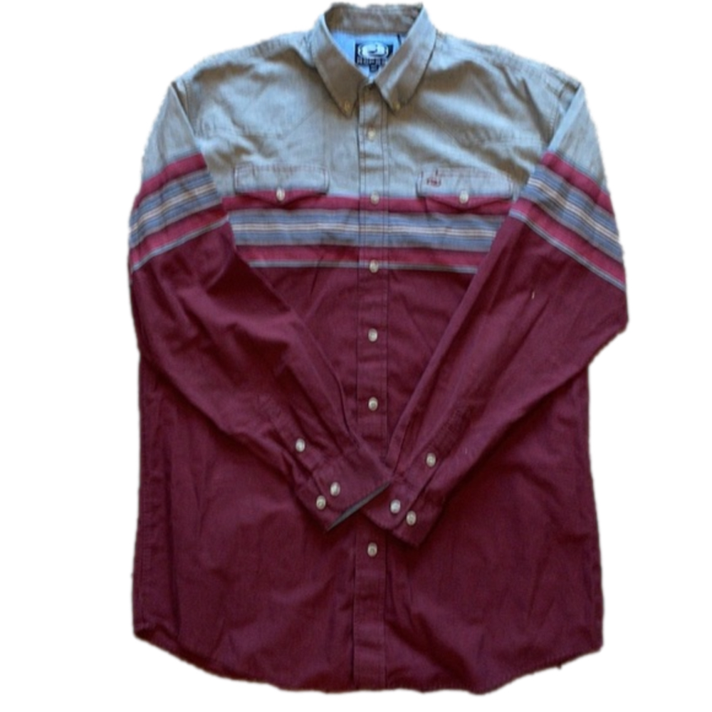 Roper Mens XLT Vintage Western Style Long Sleeve Shirt